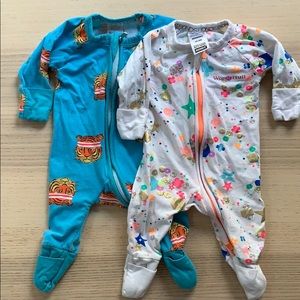 Bonds Wondersuits zip pajamas in newborn/ 0000